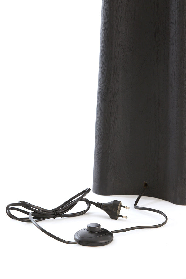 Floor lamp 23x23x125 cm NAVELLI wood matt black