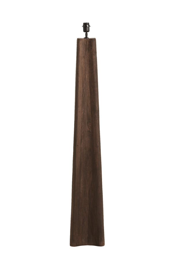 Floor lamp 23x23x125 cm NAVELLI wood matt grey-brown