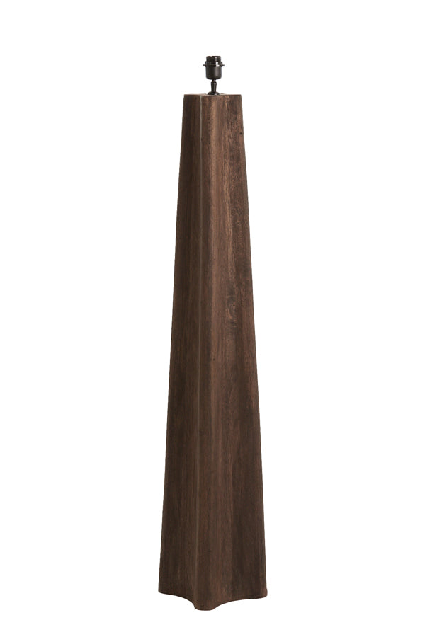 Floor lamp 23x23x125 cm NAVELLI wood matt grey-brown