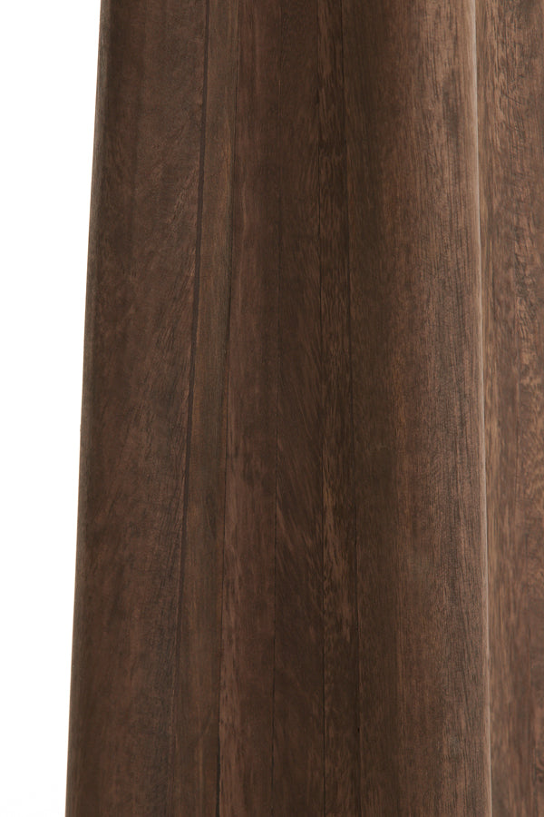 Floor lamp 23x23x125 cm NAVELLI wood matt grey-brown