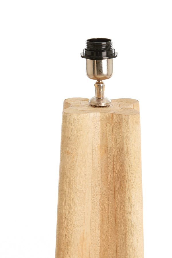 Floor lamp 23x23x125 cm NAVELLI wood matt natural
