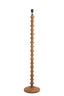 Floor lamp 30x135 cm CECILY wood matt grey-brown