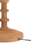 Floor lamp 30x135 cm CECILY wood matt grey-brown