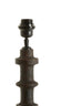 Floor lamp 30x135 cm CECILY wood matt dark russet