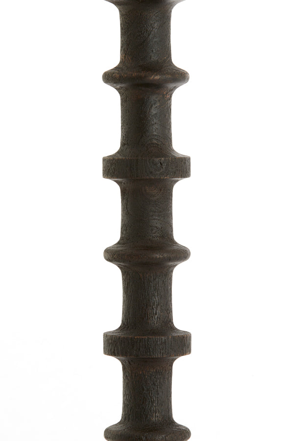 Floor lamp 30x135 cm CECILY wood matt dark russet