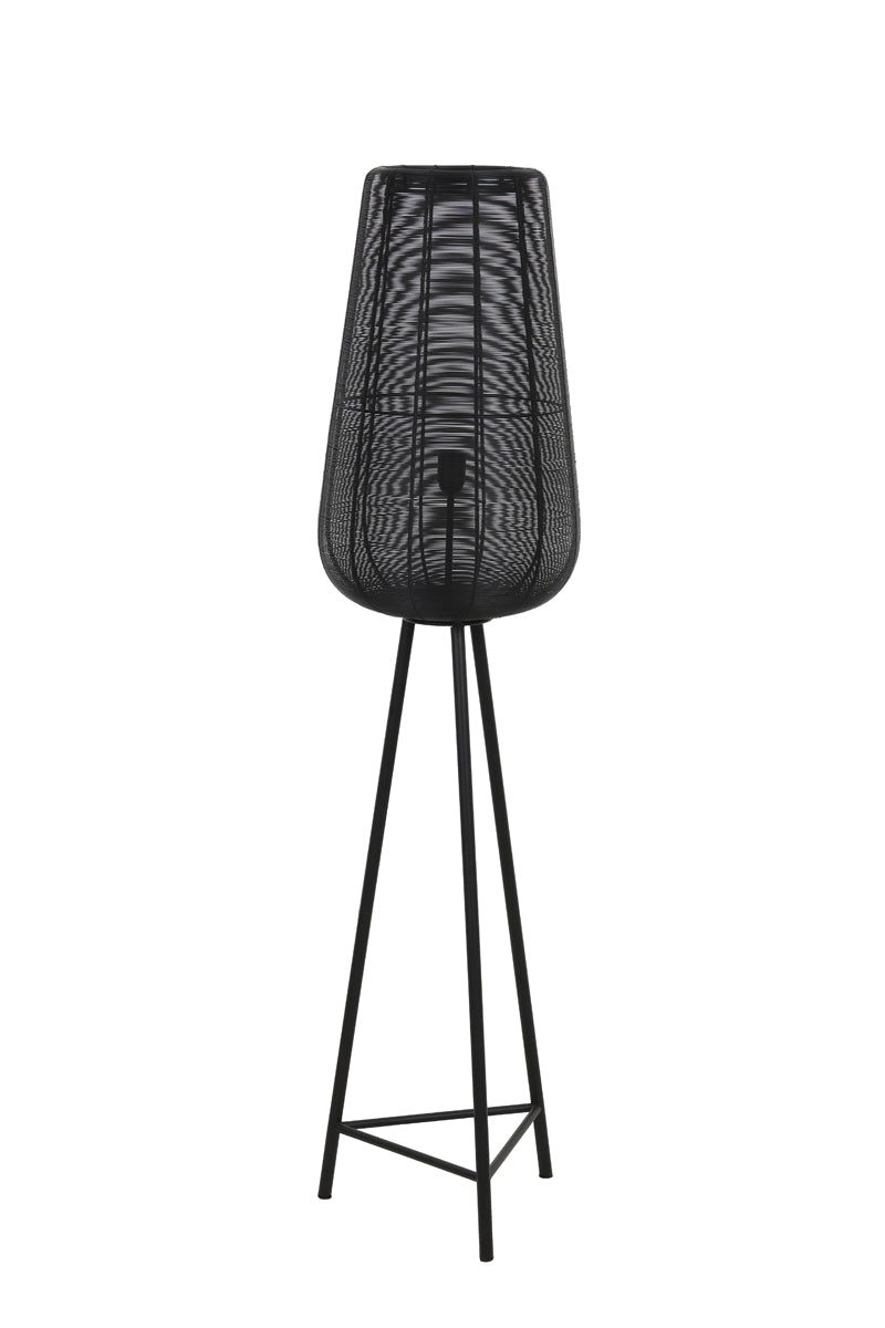 Floor lamp tripod 37x147 cm ADETA matt black