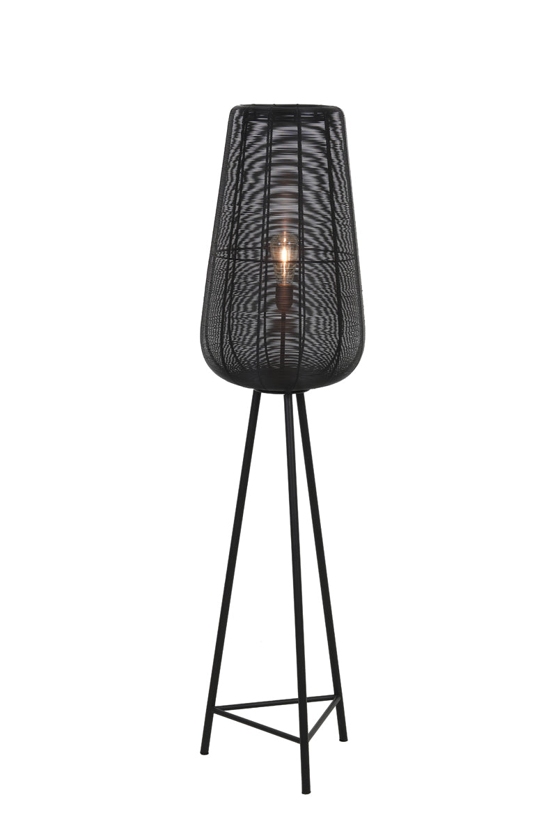 Floor lamp tripod 37x147 cm ADETA matt black