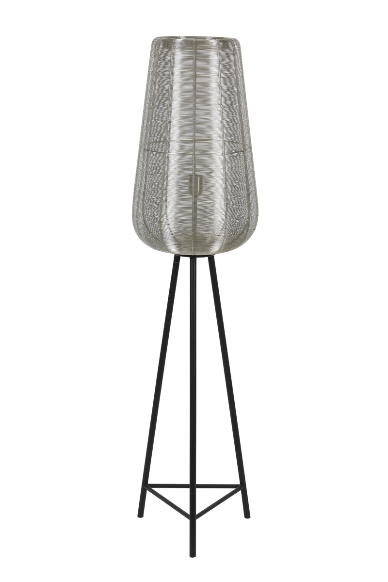Floor lamp tripod 37x147 cm ADETA nickel