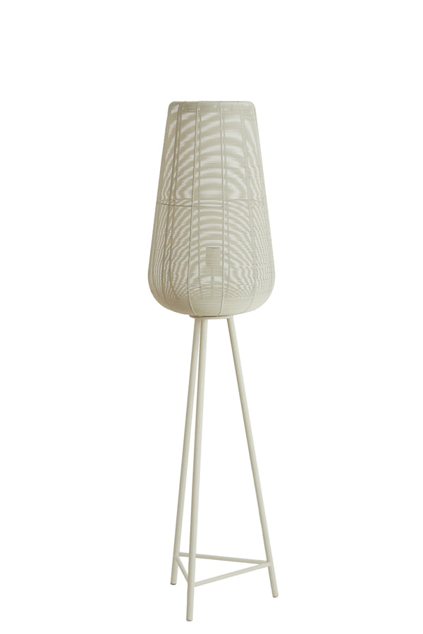 Floor lamp tripod 37x147 cm ADETA matt cream