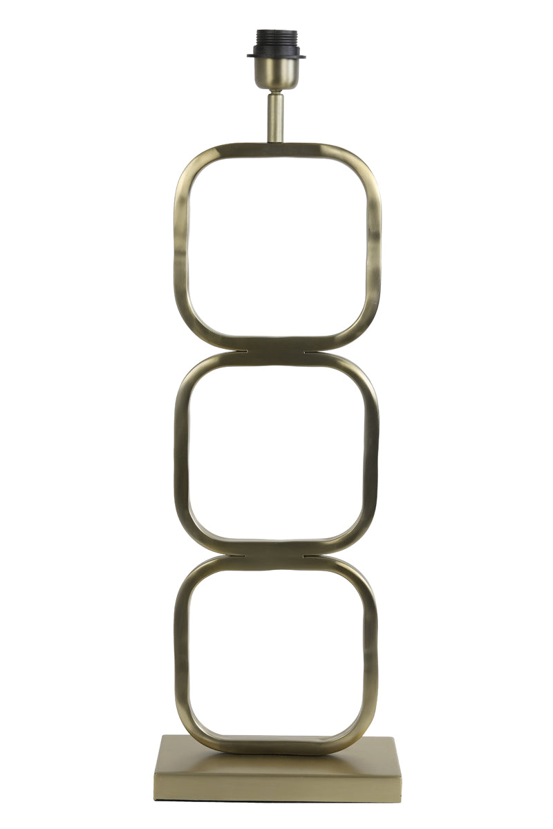 Lamp base 23x11,5x69 cm LUTIKA light gold