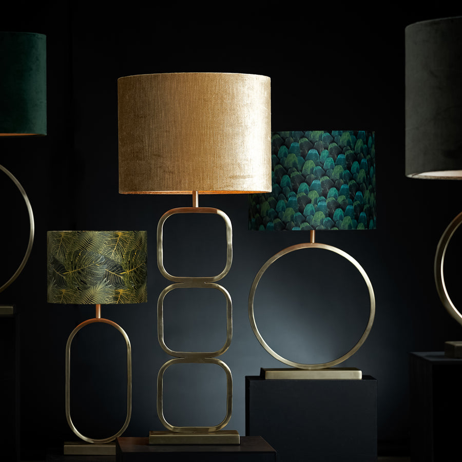 Lamp base 23x11,5x69 cm LUTIKA light gold