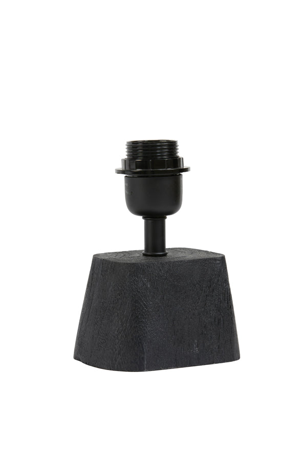 Lamp base 11x9x19 cm KARDAN wood matt black