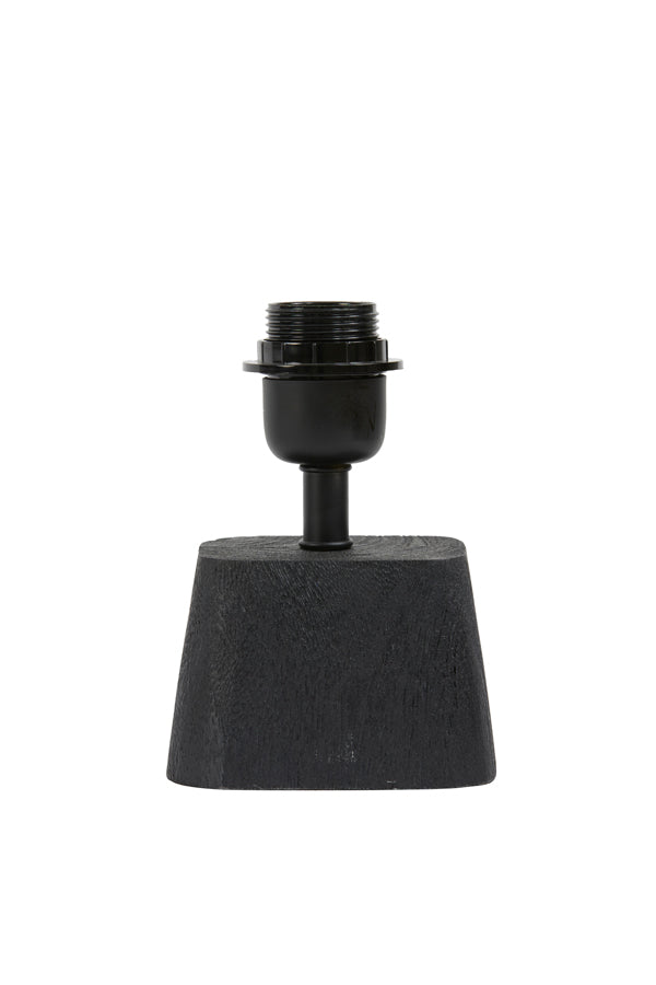 Lamp base 11x9x19 cm KARDAN wood matt black