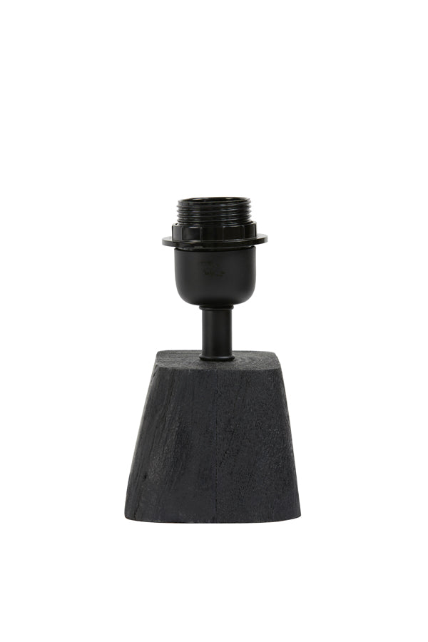 Lamp base 11x9x19 cm KARDAN wood matt black