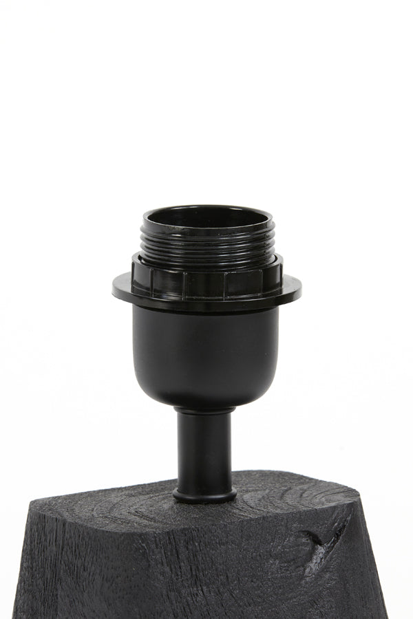 Lamp base 11x9x19 cm KARDAN wood matt black