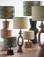Lamp base 11x9x19 cm KARDAN wood matt black