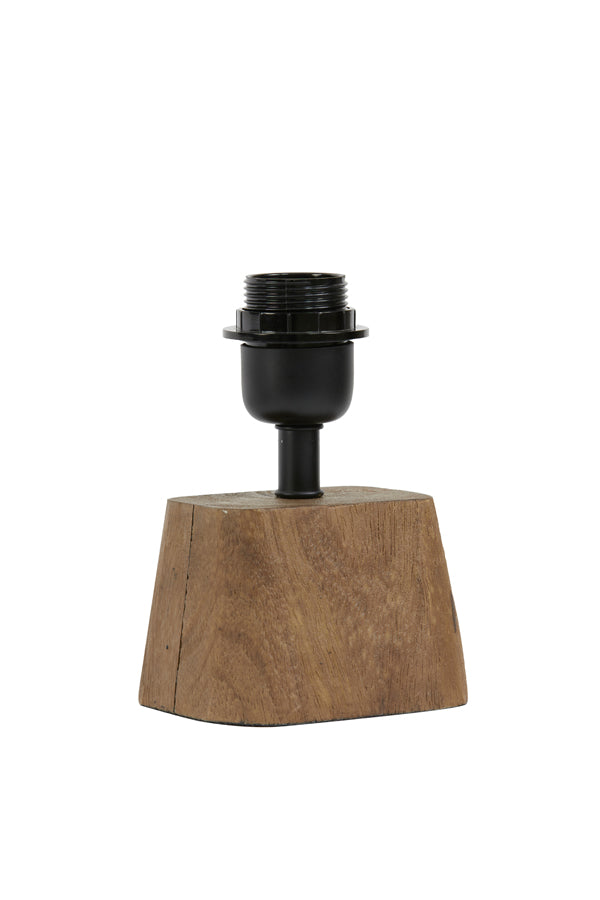 Lamp base 11x9x19 cm KARDAN wood matt brown
