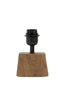 Lamp base 11x9x19 cm KARDAN wood matt brown