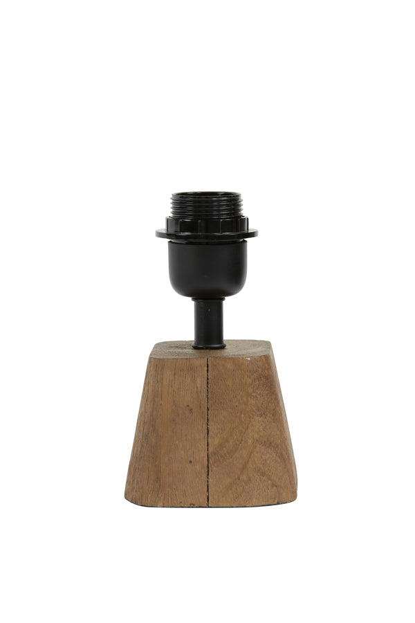 Lamp base 11x9x19 cm KARDAN wood matt brown