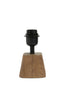 Lamp base 11x9x19 cm KARDAN wood matt brown