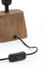 Lamp base 11x9x19 cm KARDAN wood matt brown