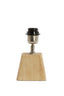 Lamp base 11x9x19 cm KARDAN wood matt natural