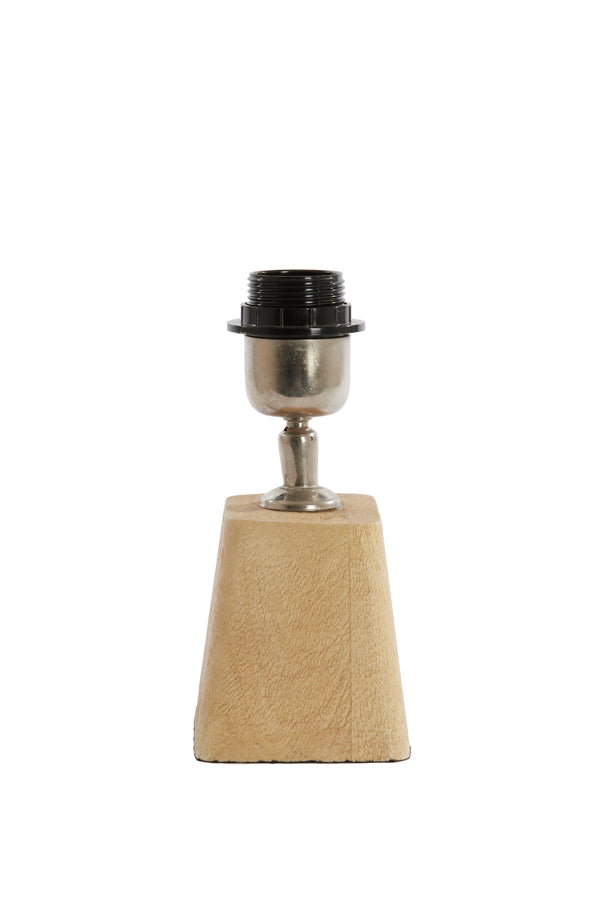Lamp base 11x9x19 cm KARDAN wood matt natural