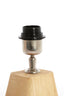 Lamp base 11x9x19 cm KARDAN wood matt natural