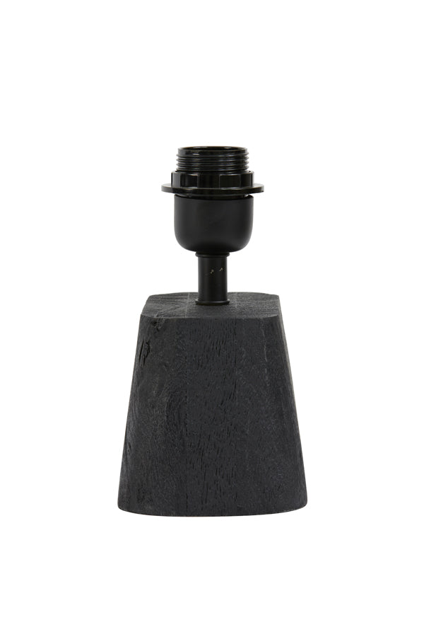 Lamp base 16x10x21 cm KARDAN wood matt black