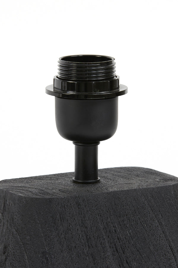 Lamp base 16x10x21 cm KARDAN wood matt black