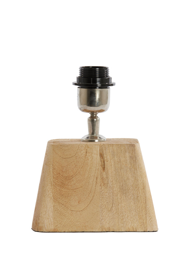 Lamp base 16x10x21 cm KARDAN wood matt natural