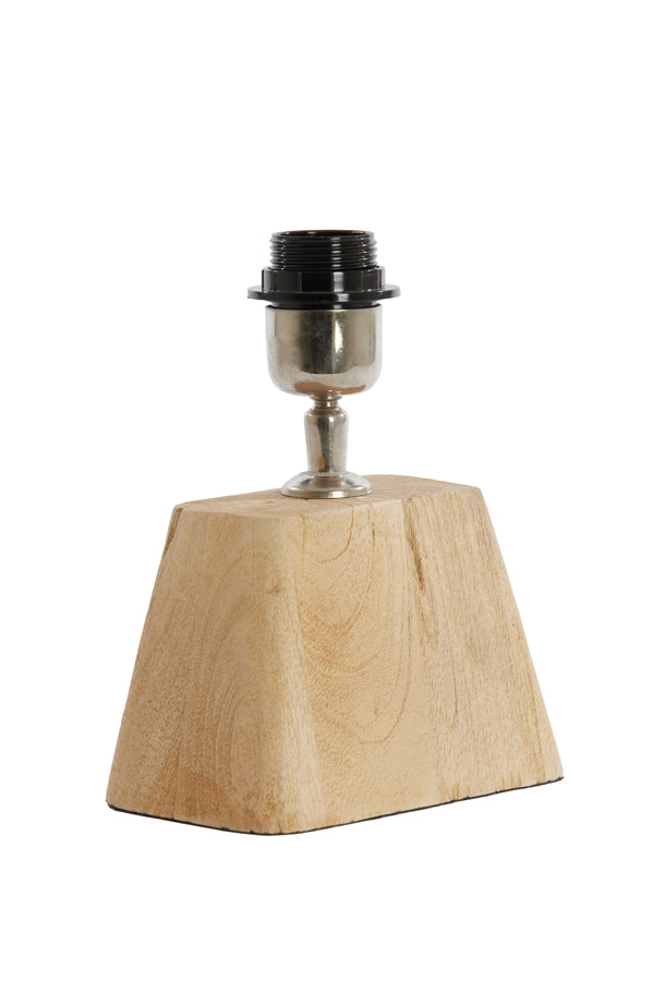 Lamp base 16x10x21 cm KARDAN wood matt natural