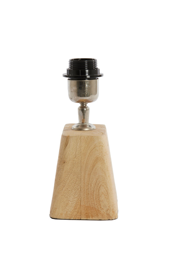Lamp base 16x10x21 cm KARDAN wood matt natural