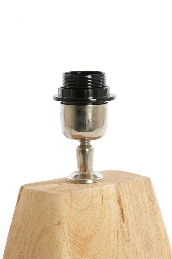 Lamp base 16x10x21 cm KARDAN wood matt natural