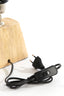 Lamp base 16x10x21 cm KARDAN wood matt natural