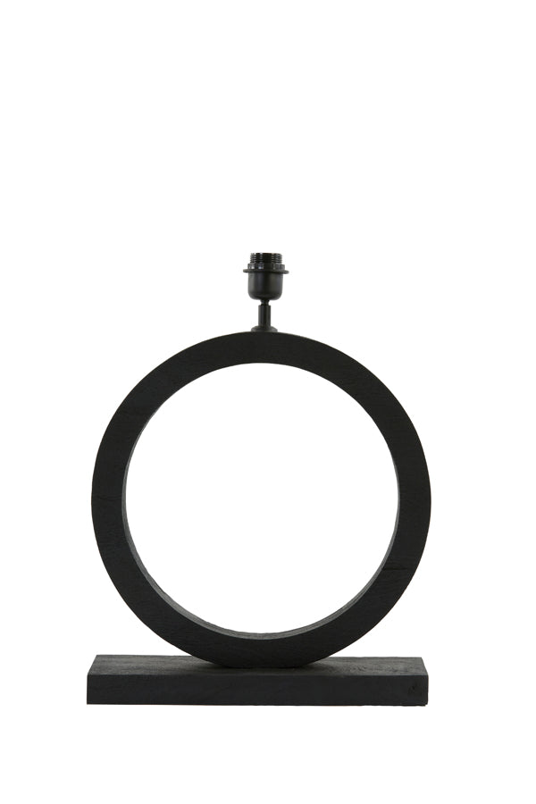 Lamp base 41x13x55 cm TINAR wood matt black