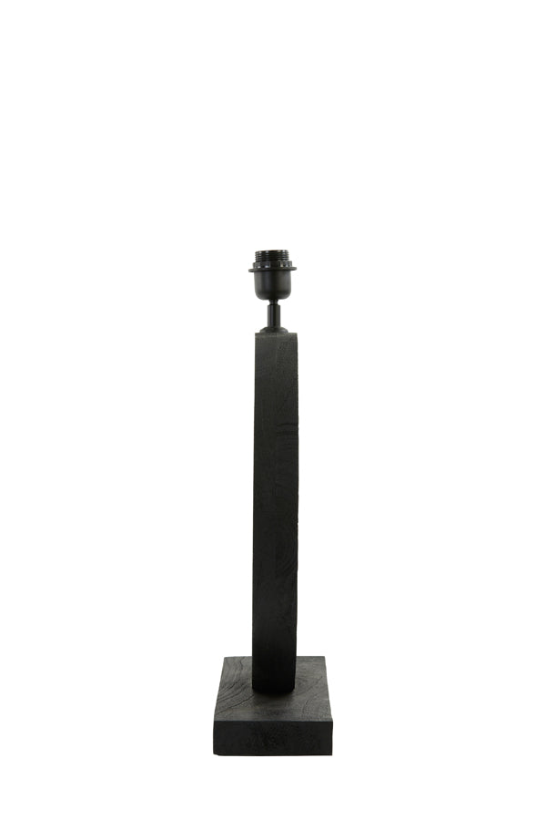 Lamp base 41x13x55 cm TINAR wood matt black