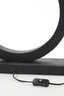 Lamp base 41x13x55 cm TINAR wood matt black