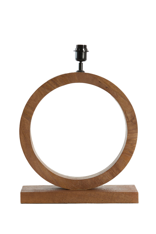 Lamp base 41x13x55 cm TINAR wood matt brown
