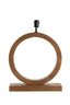 Lamp base 41x13x55 cm TINAR wood matt brown