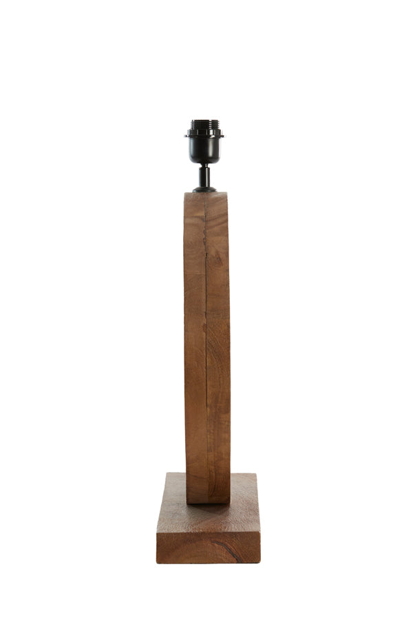 Lamp base 41x13x55 cm TINAR wood matt brown