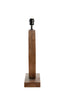Lamp base 41x13x55 cm TINAR wood matt brown