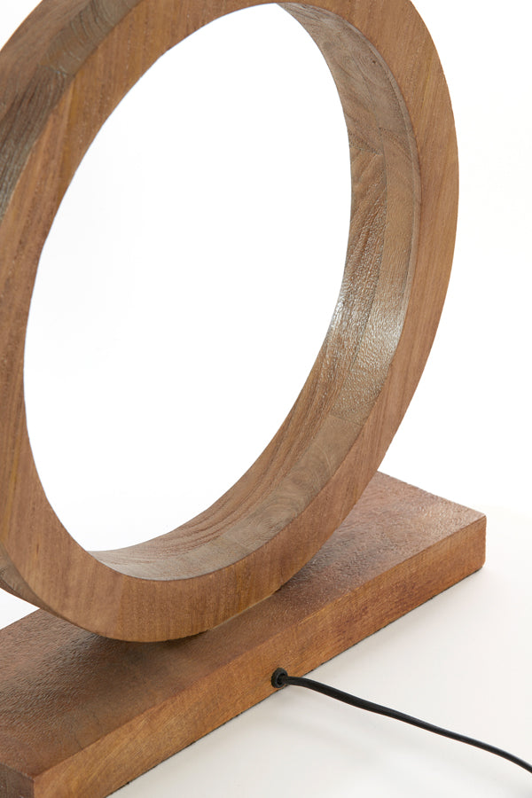 Lamp base 41x13x55 cm TINAR wood matt brown