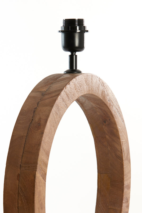 Lamp base 41x13x55 cm TINAR wood matt brown