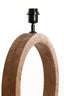 Lamp base 41x13x55 cm TINAR wood matt brown