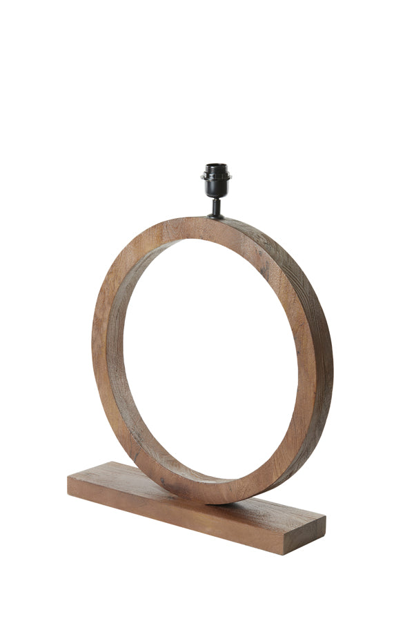 Lamp base 51x13x64 cm TINAR wood matt brown