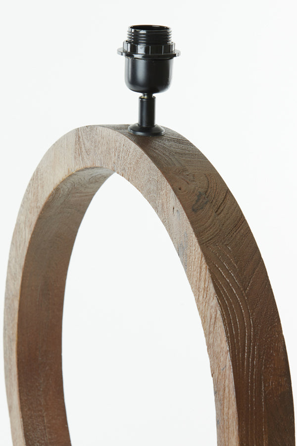 Lamp base 51x13x64 cm TINAR wood matt brown