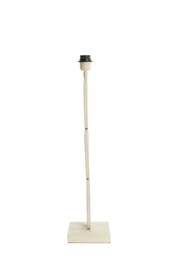 Lamp base 33x17x59 cm STELIUS cream