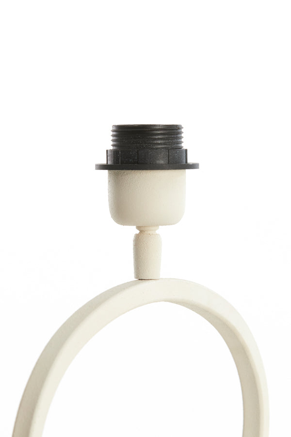 Lamp base 33x17x59 cm STELIUS cream