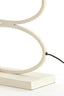 Lamp base 33x17x59 cm STELIUS cream